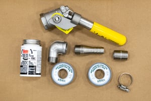 3⁄4” Self-closing ball valve package 3