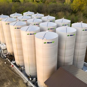 Novid stainles steel flat bottom liquid fertilizer tanks