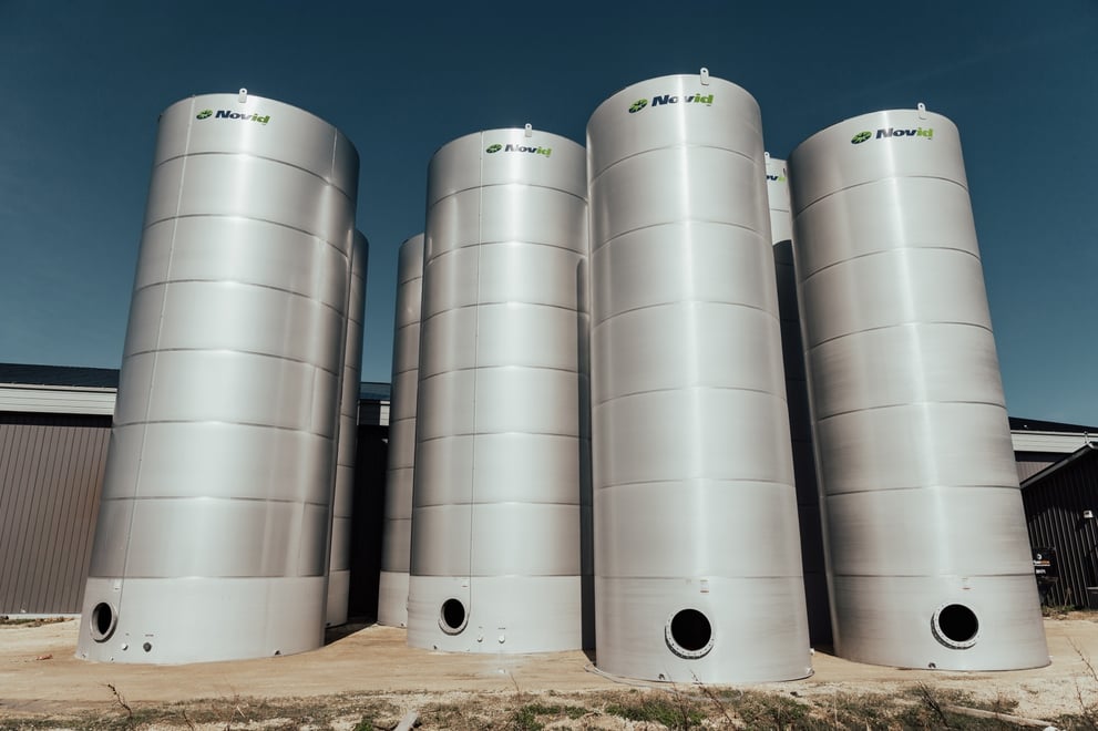 Novid Inc. | Stainless Steel Liquid Fertilizer & Chemical Storage