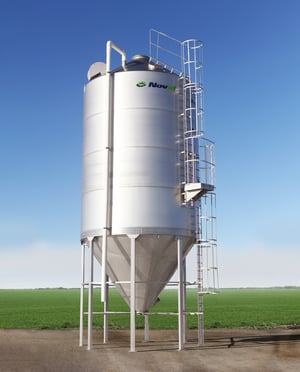 novid stainless steel hopper bottom dry fertilizer bin-38