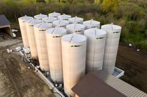 novid stainless steel liquid fertilizer flat bottom tanks